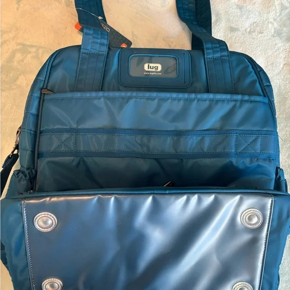 Brand New (NWT) quilted lug ocean blue Puddle Jumper - Picture 3 of 7